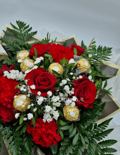 rose e cioccolatini
